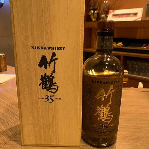 竹鶴35年空き瓶