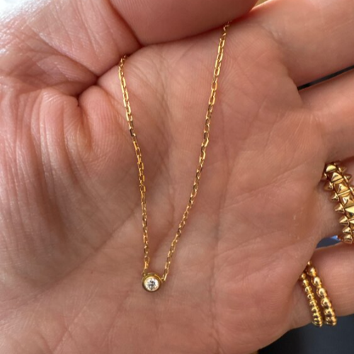 カルティエ ダムール ネックレス、XS