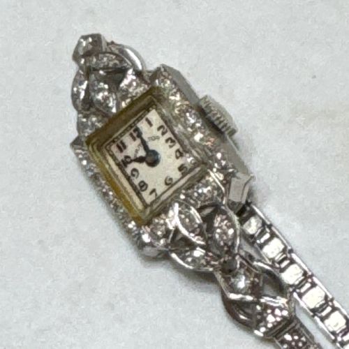 アンティーク ハミルトン ダイヤモンド付き