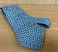 エルメス ネクタイ　ブルー系