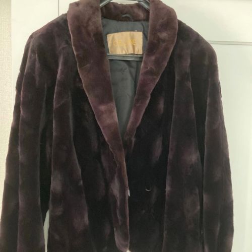 セリーヌ　毛皮コート