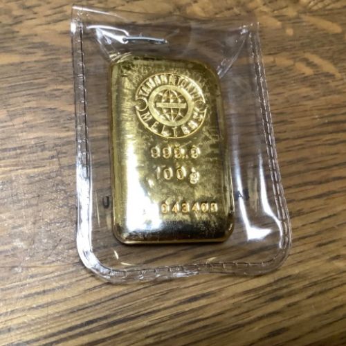 田中貴金属100gインゴット