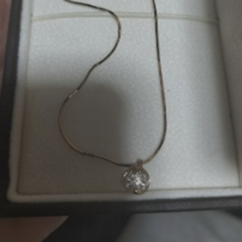 K18ダイヤモンドネックレス