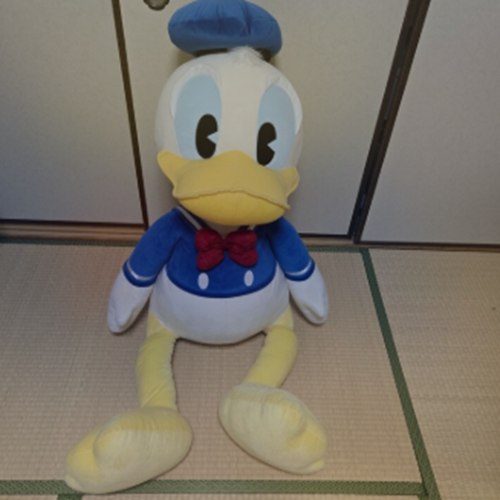 ドナルドダック　メガサイズ　ぬいぐるみ