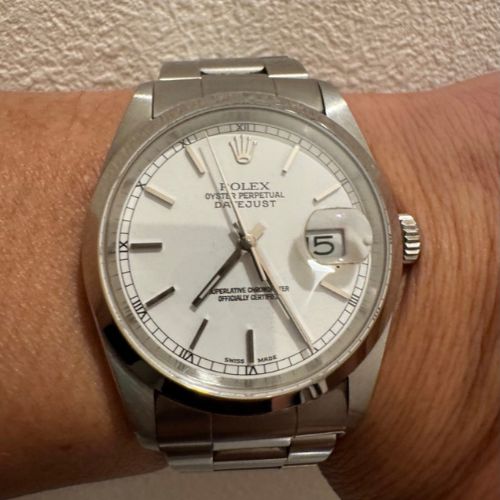 ロレックスRef.16200白ローマ