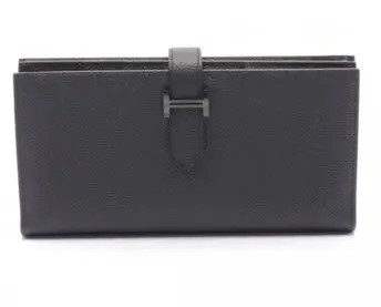 ベアンスフレ モノクローム ソーブラック 二つ折り長財布