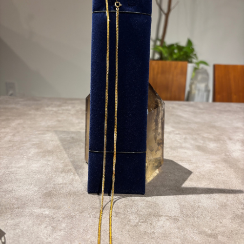 24金 トリプル喜平チェーンネックレス (2)