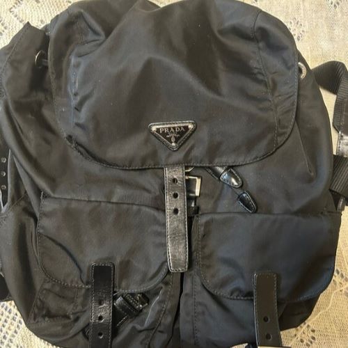 プラダ テスート バックパック/リュック ブラック BZ2811