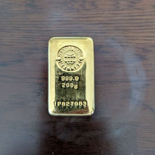 田中貴金属インゴット200グラム