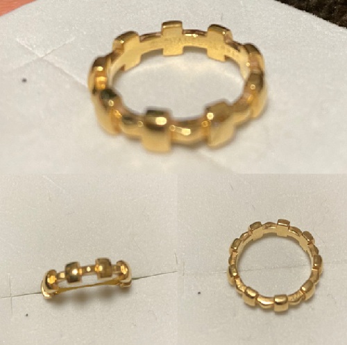 シャネル 1D6887 K18 リング