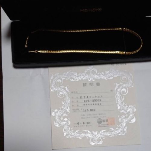 24金ネックレス