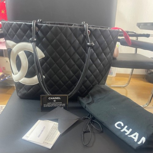 シャネル CHANEL カンボンライン ラージ トートバッグ