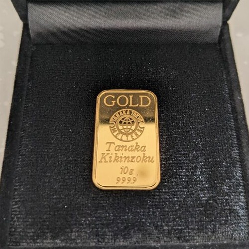 純金 インゴット 24金 田中貴金属 10g 流通品 K24 延べ棒 ゴールド
