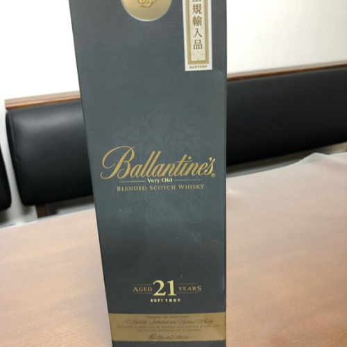 バランタイン21年正規輸入品未開封