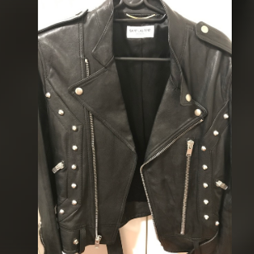 サンローラン 14aw スタッズライダースジャケット