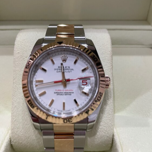 デイトジャスト ターノグラフステンレス×エバーローズゴールド