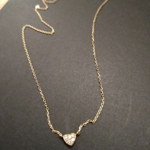４℃ ネックレス K10YG ダイヤモンド