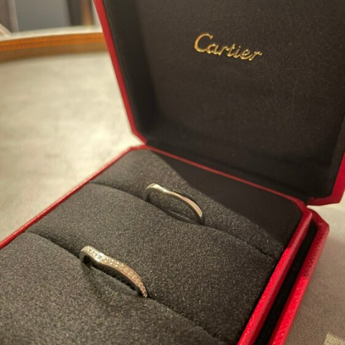 カルティエ バレリーナ ハーフエタニティ リング