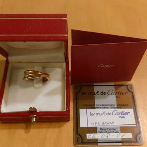 カルティエ　トリニティリング