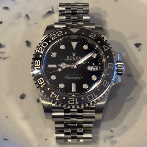 ロレックス GMTマスター GMTマスターII 126710GRNR [ジュビリーブレスレット ブラック