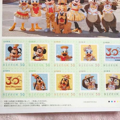 ディズニー30周年 記念切手