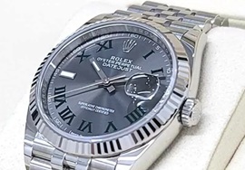 デイトジャスト 36mm スレートローマ文字盤 SS/K18ホワイトゴールド ジュビリーブレス 126234