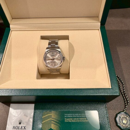 ロレックス　オイスターパーペチュアル　シルバー31