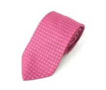 H刺繍シルクネクタイ