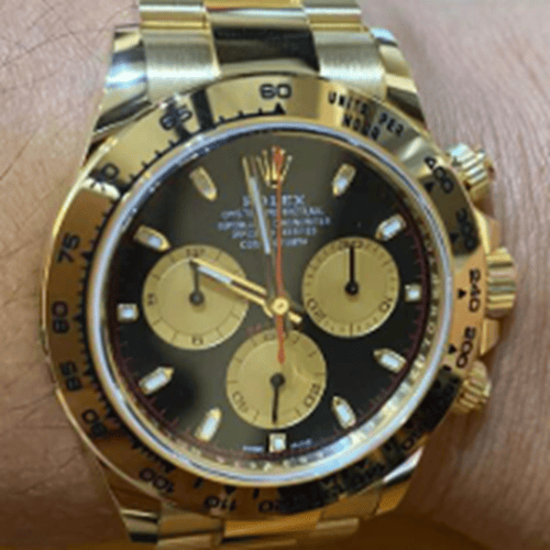 ロレックス デイトナ ロレックス コスモグラフデイトナ 116508 YG AT 黒文字盤