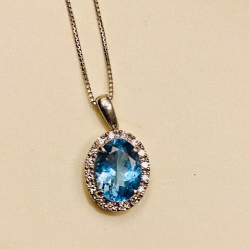 サンタマリアアクアマリンネックレス