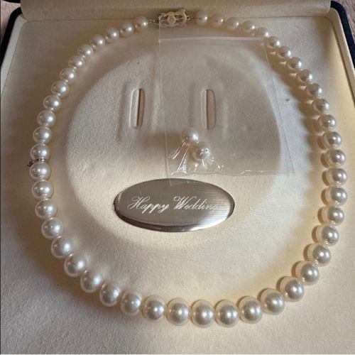 ミキモト　アコヤ貝　パールネックレス