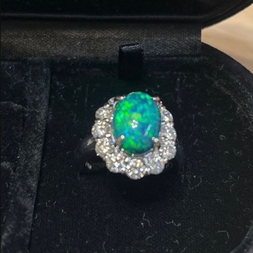 天然ブラックオパール