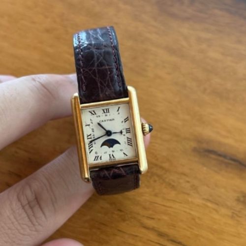 カルティエ タンク Tank Louis Cartier クォーツ 18k