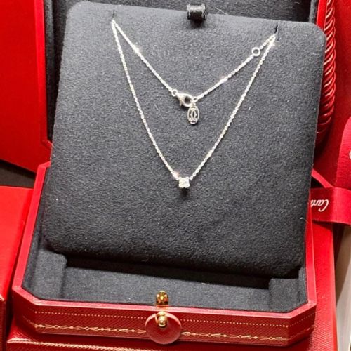 カルティエ　ダイヤネックレス