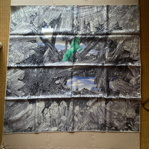 エルメス スカーフ カレ90 ラヴァレドクリスタル