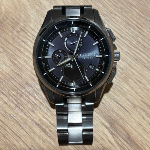 シチズン　アテッサTI 黒文字盤