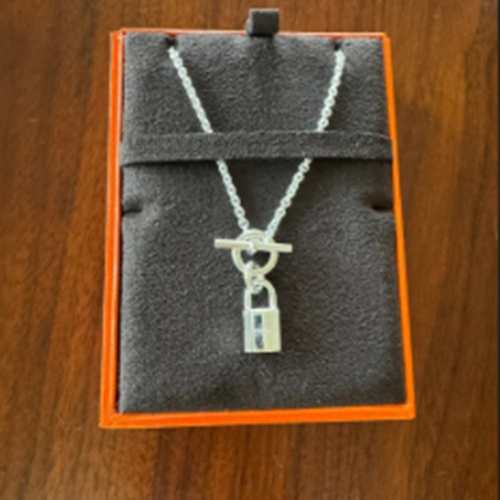 HERMES シルバー　ネックレス