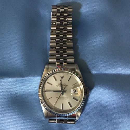 デイトジャスト　ホワイトゴールド　バーインデックス