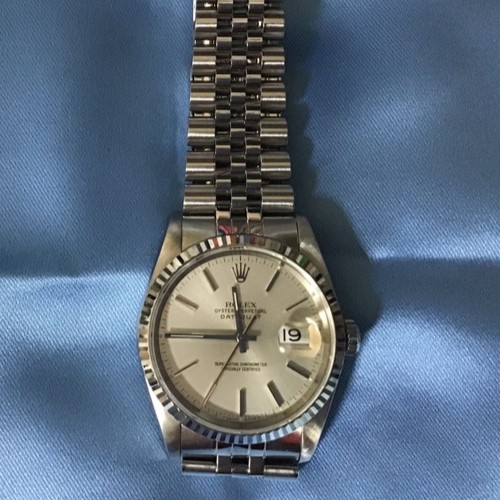 デイトジャスト　ホワイトゴールド　バーインデックス