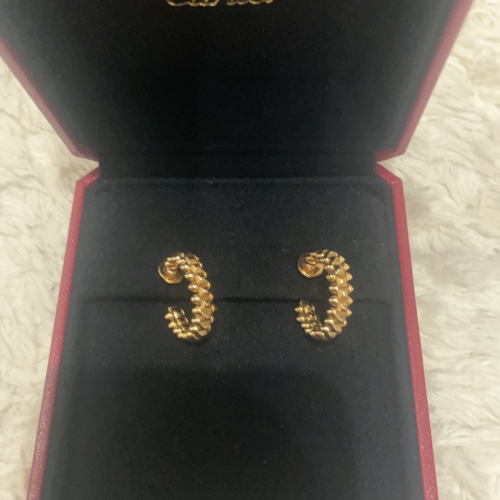 カルティエ クラッシュピアス スモール ピンクゴールド