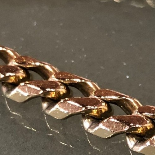 8面カット18Kブレス　50グラム　シチズン宝飾　