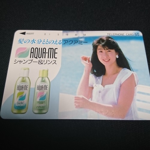 テレカ（①河合奈保子②③飯島直子④⑤宮沢りえ）クオカード（⑤磯山さやか）