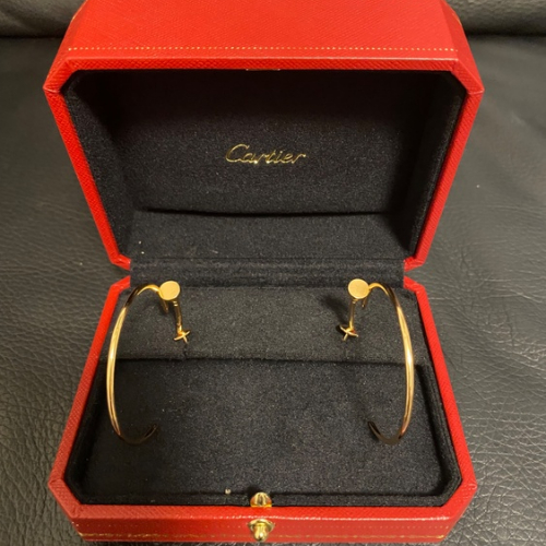 カルティエ ジュストアンクル ラージピアス
