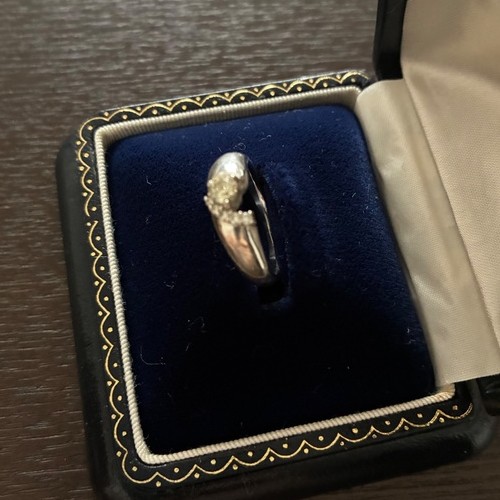 K18 WG ダイヤリング 7g