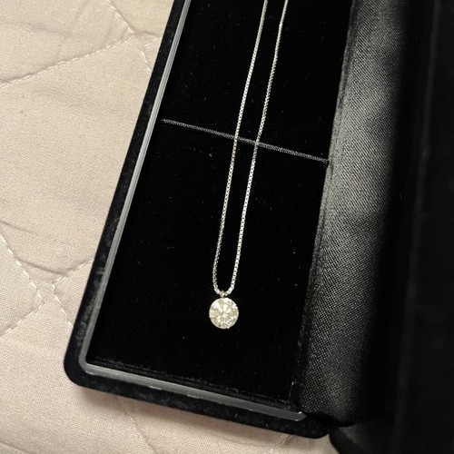 1ct ダイヤモンドネックレス　プラチナ