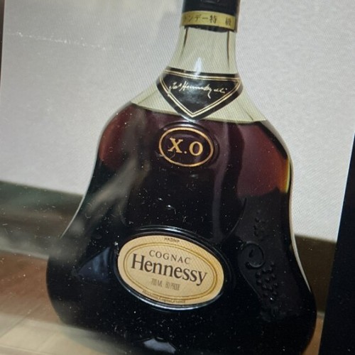 ヘネシーXOグリーンボトル金キャップ