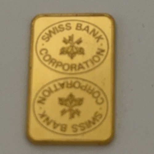 スイス銀行24金インゴット5g