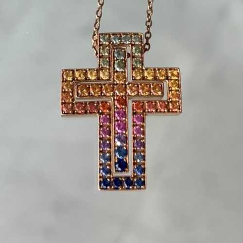 ダミアーニ　ベルエポック　レインボーピンクゴールド　ネックレス