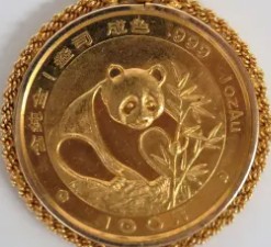 14K 中国 パンダ 100元 金貨