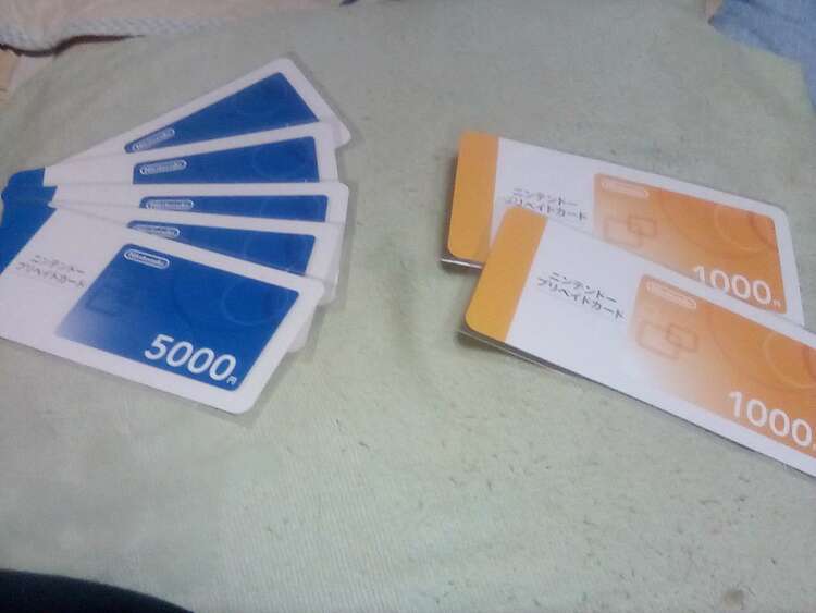 ニンテンドープリペイドカード新品未使用品